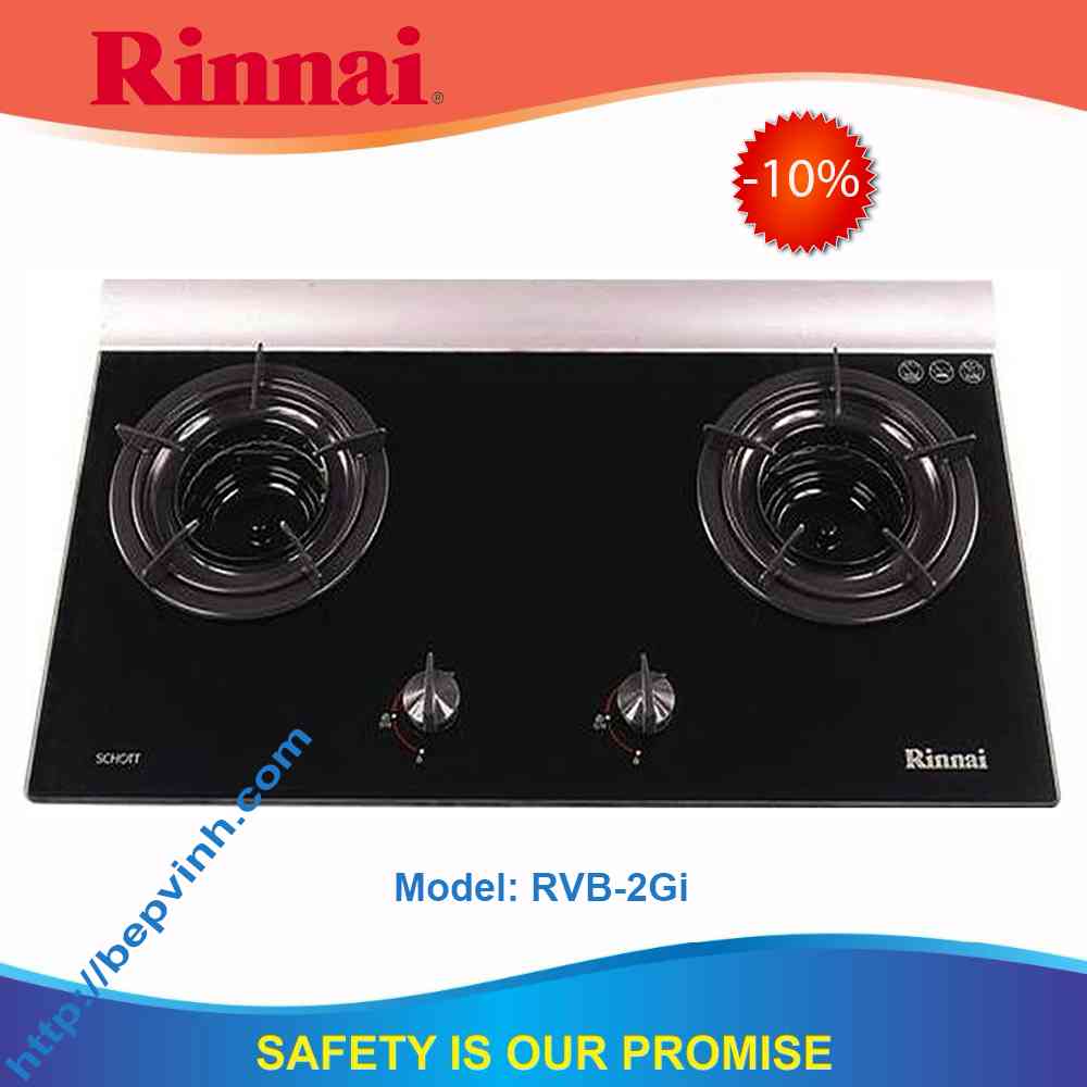 Bếp gas âm RINNAI RVB-2Gi(B)