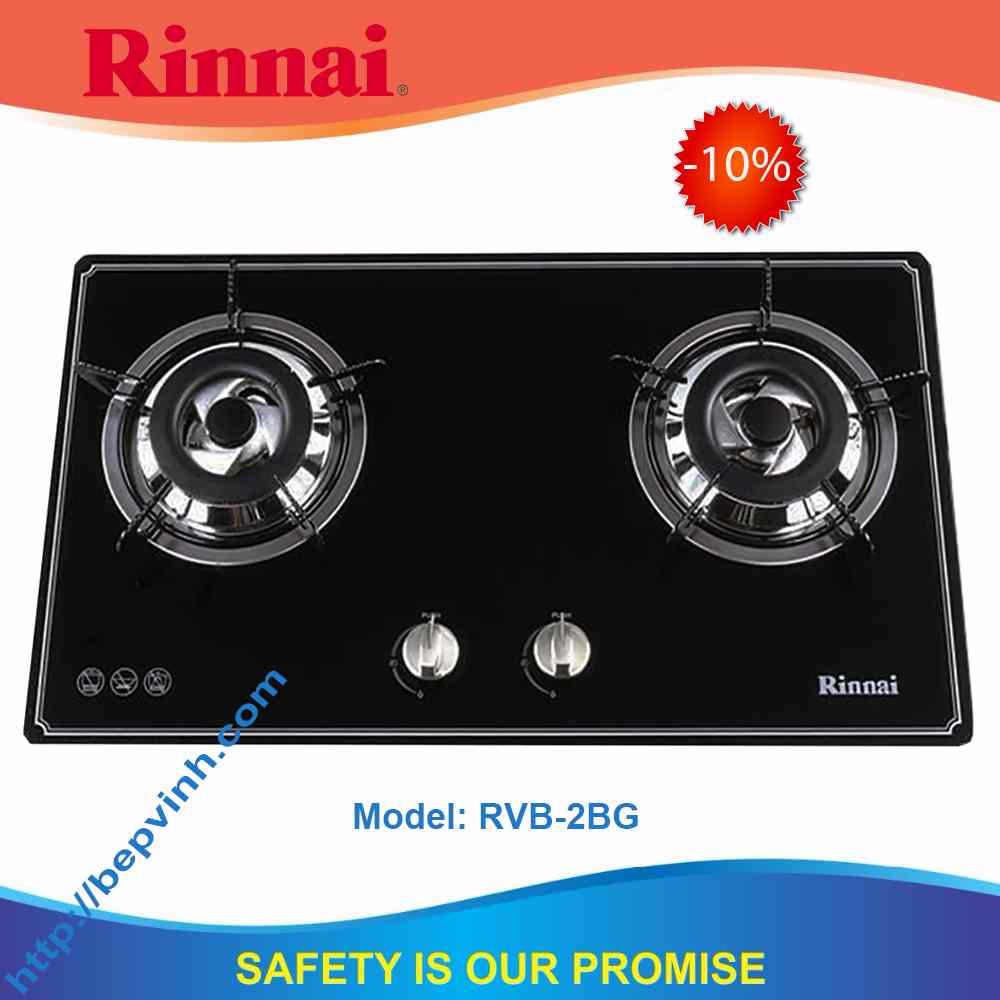 Bếp gas âm RINNAI RVB-2BG(B)N