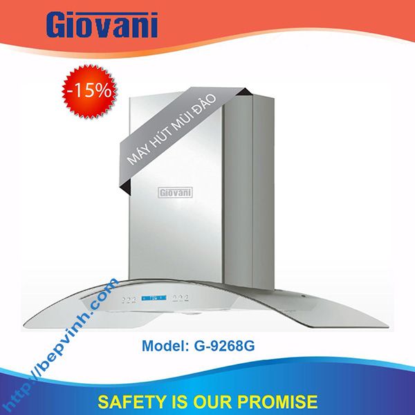 Hút mùi đảo GIOVANI G-9268G