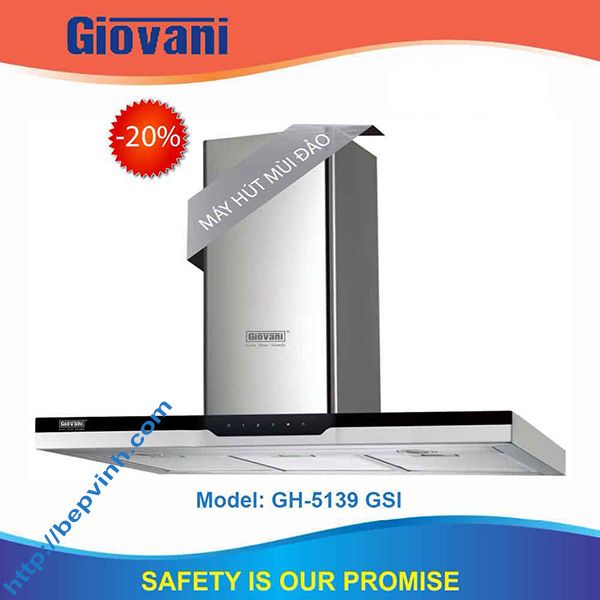 Hút mùi đảo GIOVANI GH-5139 GSI