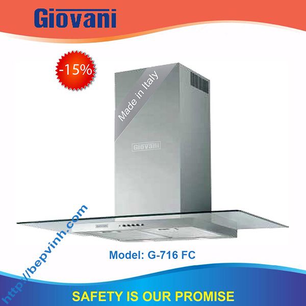 Máy hút mùi GIOVANI G-716 FC